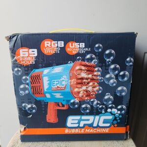 Epic Bubble Machine Brand  NEW